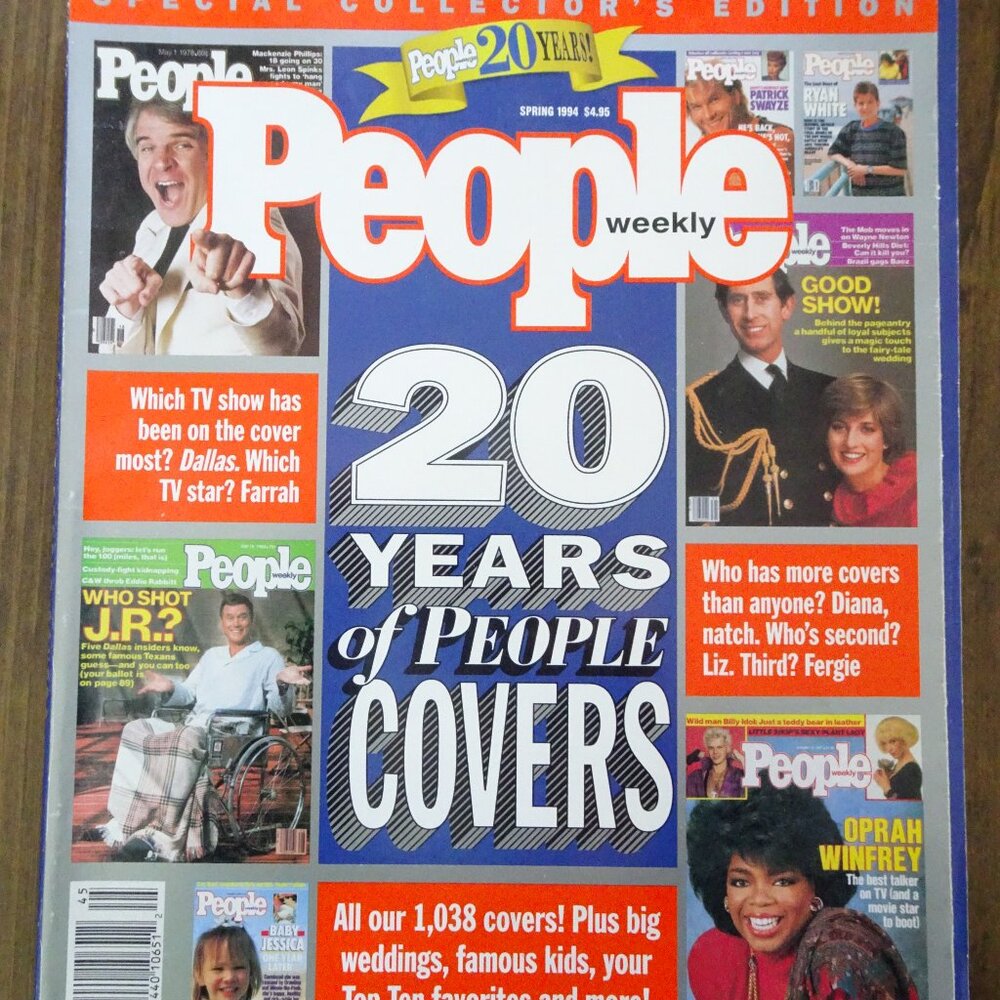 People Weekly Mag - 20 Years of People Covers - Spring 1994 - Collector's Ed